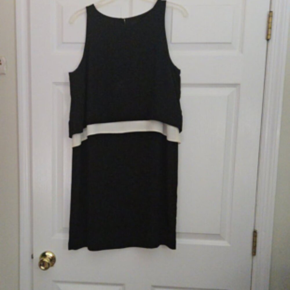 Ladies Navy knee length dress